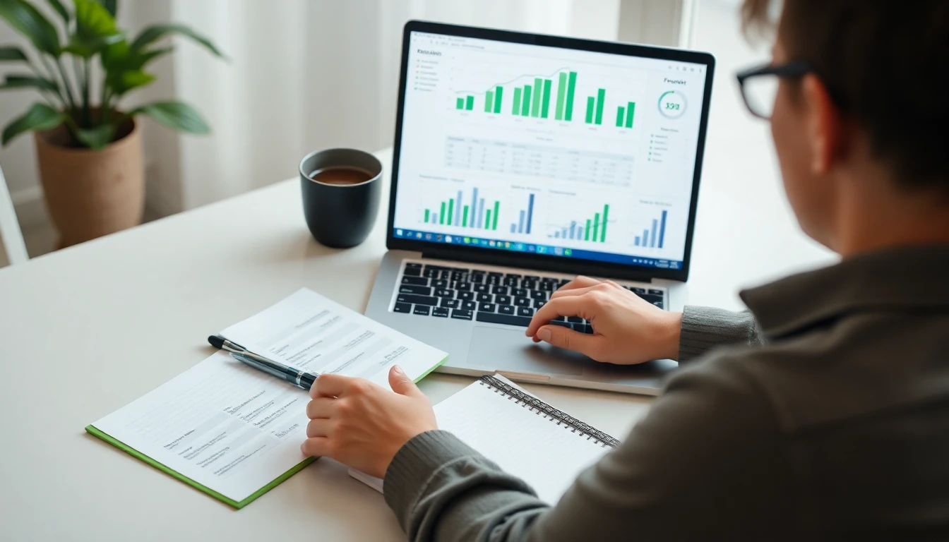 Persona recibiendo asesoría financiera en línea
